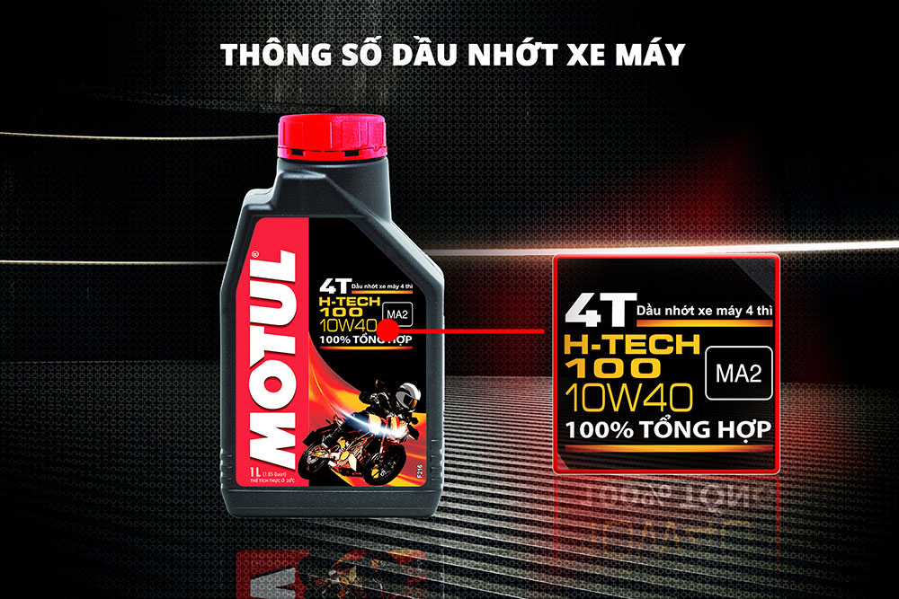 thông số dầu nhớt xe máy